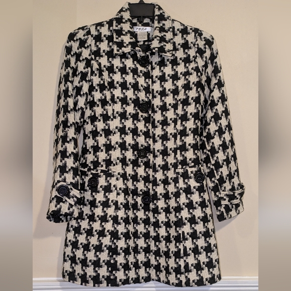 Houndstooth Peacoat - Picture 2 of 9